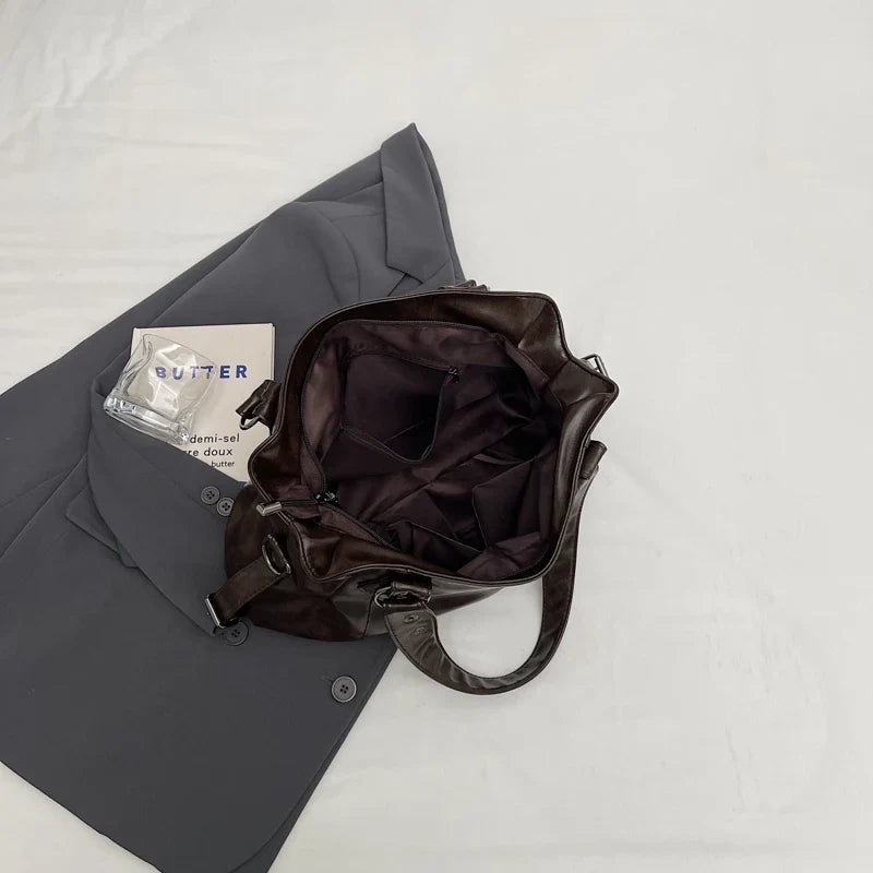 Women’s Retro PU Tote Bag